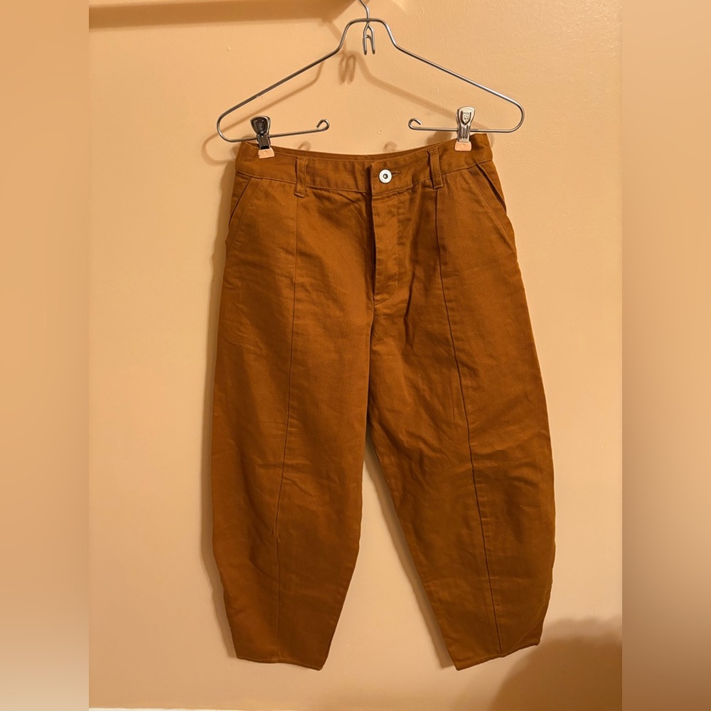 Kowtow Denim Sculptor Pants in Brown Brass